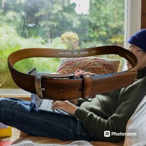 Fossil Genuine Leather Belt Size 38‎ Brown